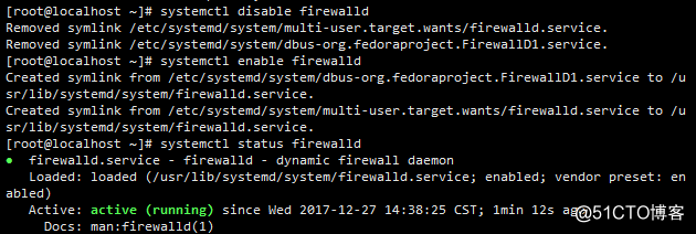 CentOS7使用firewalld打开关闭防火墙与端口