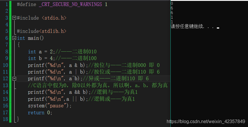 运行结果