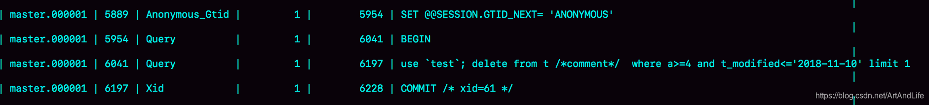 statement格式binlog示例
