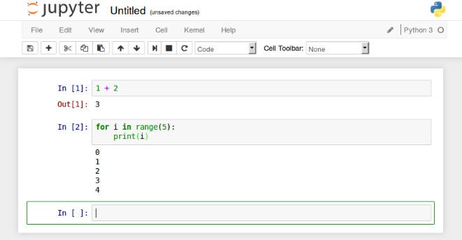 jupyter 代码执行实例