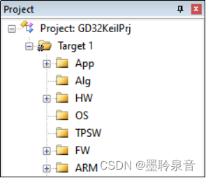Keil工程模块分组