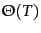 $\Theta(T)$