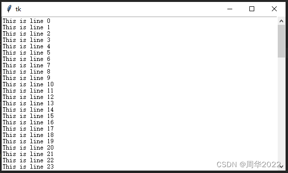 Python 使用tkinter的Scrollbar方法创建Text水平和垂直滚动条_tkinter text 滚动条-CSDN博客