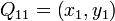 Q_{11} = \left( x_1, y_1 \right)