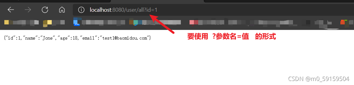 在Controller层的处理get请求的方法使用@PathVariable与@RequestParam时浏览器输入参数的区别_游览器调用 ...
