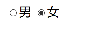 单选的效果