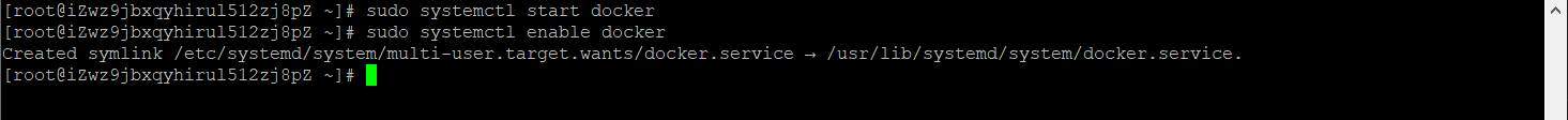 启动docker