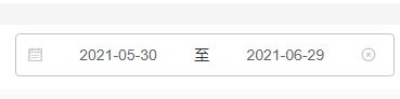element日期组件默认30天范围