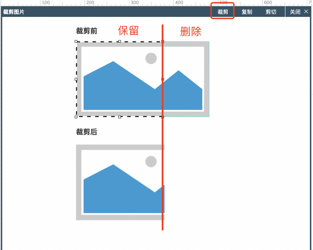 【Axure9基础教程】元件操作之切割图片与裁剪图片