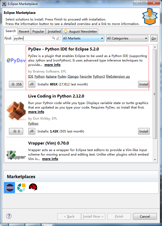 PyDev插件