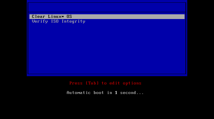 英特尔的ClearLinux安装教程英特尔的ClearLinux安装教程