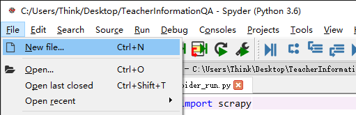 如何使用Spyder新建/打开一个python的项目_spyderpython怎么新建运行-CSDN博客