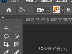 PS系统教学20-油漆桶工具（填充图案）
