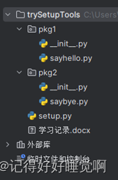 Python Setup.py Install 使用setuptools创建安装自己的python包_python setup.py install --exclude-CSDN博客