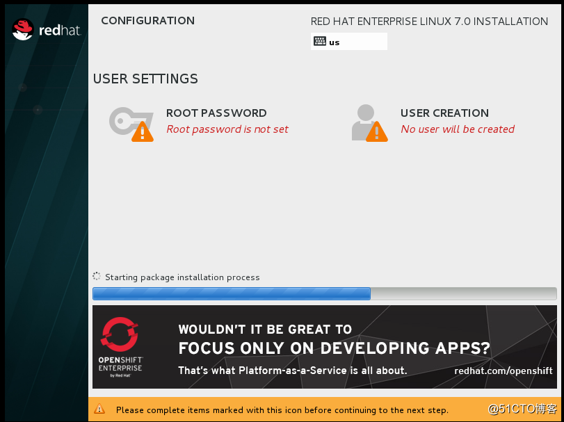 安装VM ware及虚拟机（Redhat 7.0）