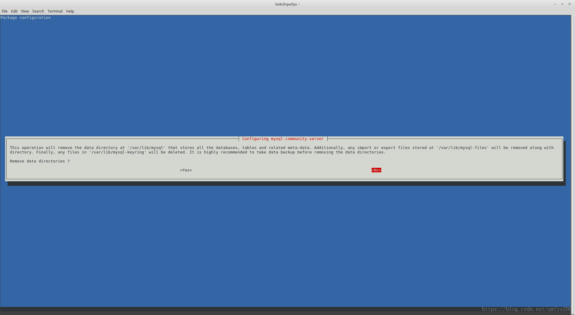 uninstall mysql 8.0