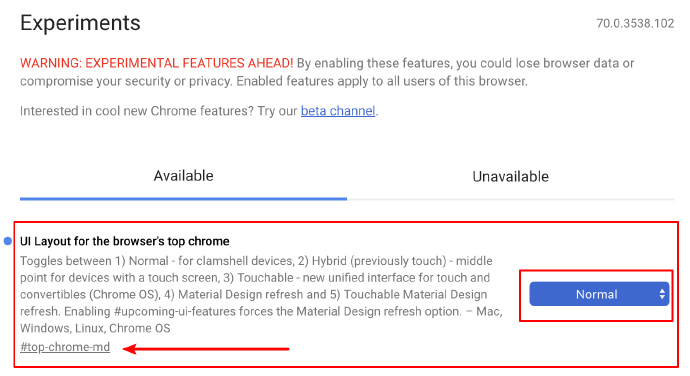 如何让Chrome的标签风格恢复到之前的矩形风格