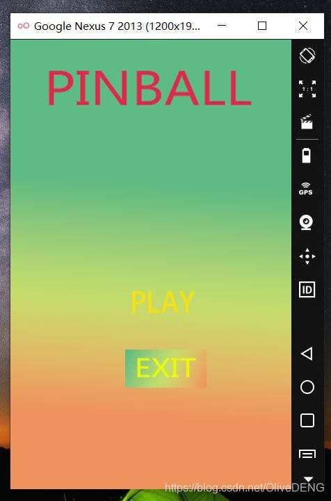点击play开始游戏,点击exit可继续上一局游戏