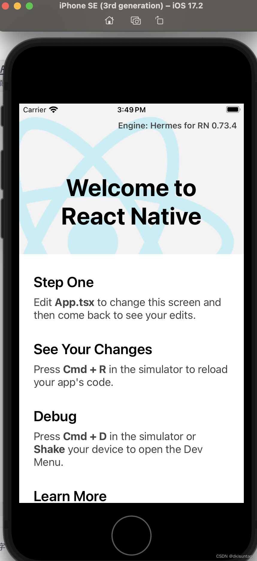 React Native按官网步骤搭建开发环境,最后编译并运行 React Native 应用遇到的问题及解决方法(开发平台macOS 目标 ...