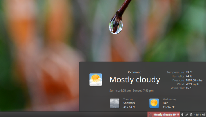 Linux weather