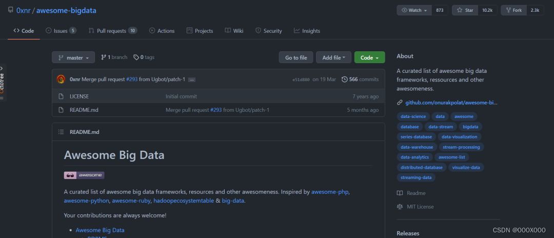 大数据GitHub项目-学习必备_bigdata-notes-CSDN博客