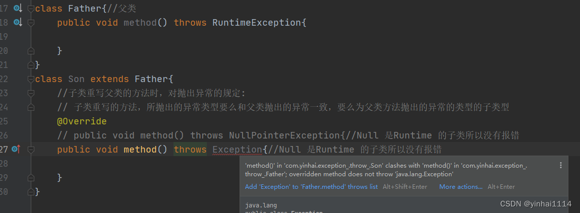 【Java学习笔记】47 - 异常，try-catch处理，throw处理_java try catch throw-CSDN博客