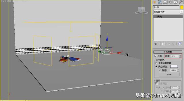 3dmax天光渲染设置_3dmax利用mr Sky门户制作天光效果-CSDN博客