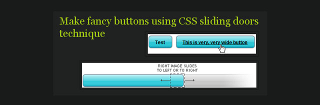 CSS Navigation and buttons tutorial