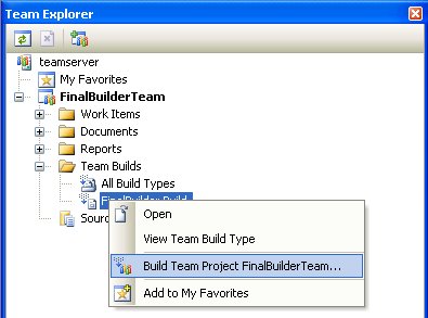 Run the Team Build