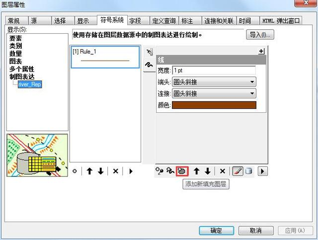 如何使用ArcGIS制作渐变的河流效果