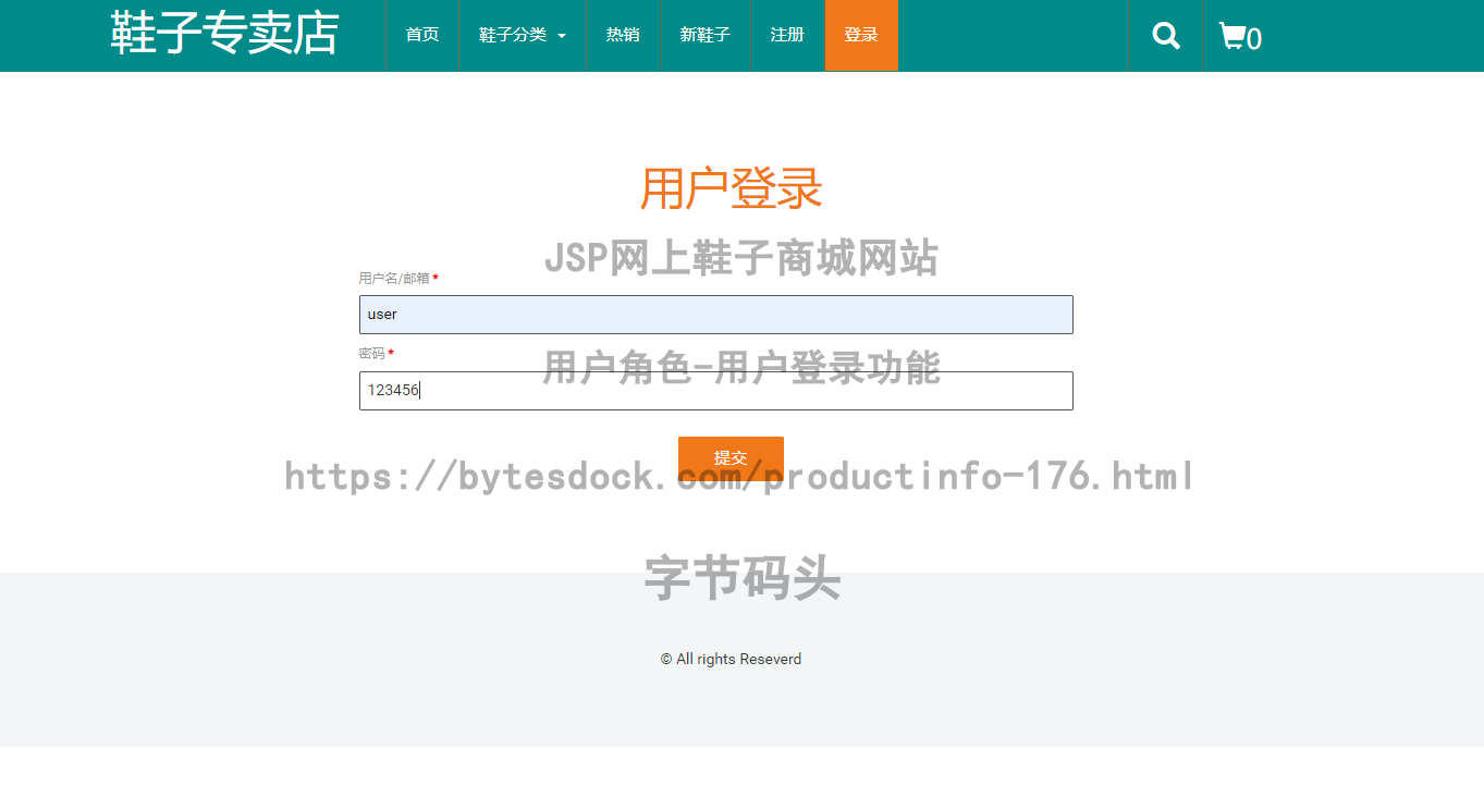 用户角色-用户登录