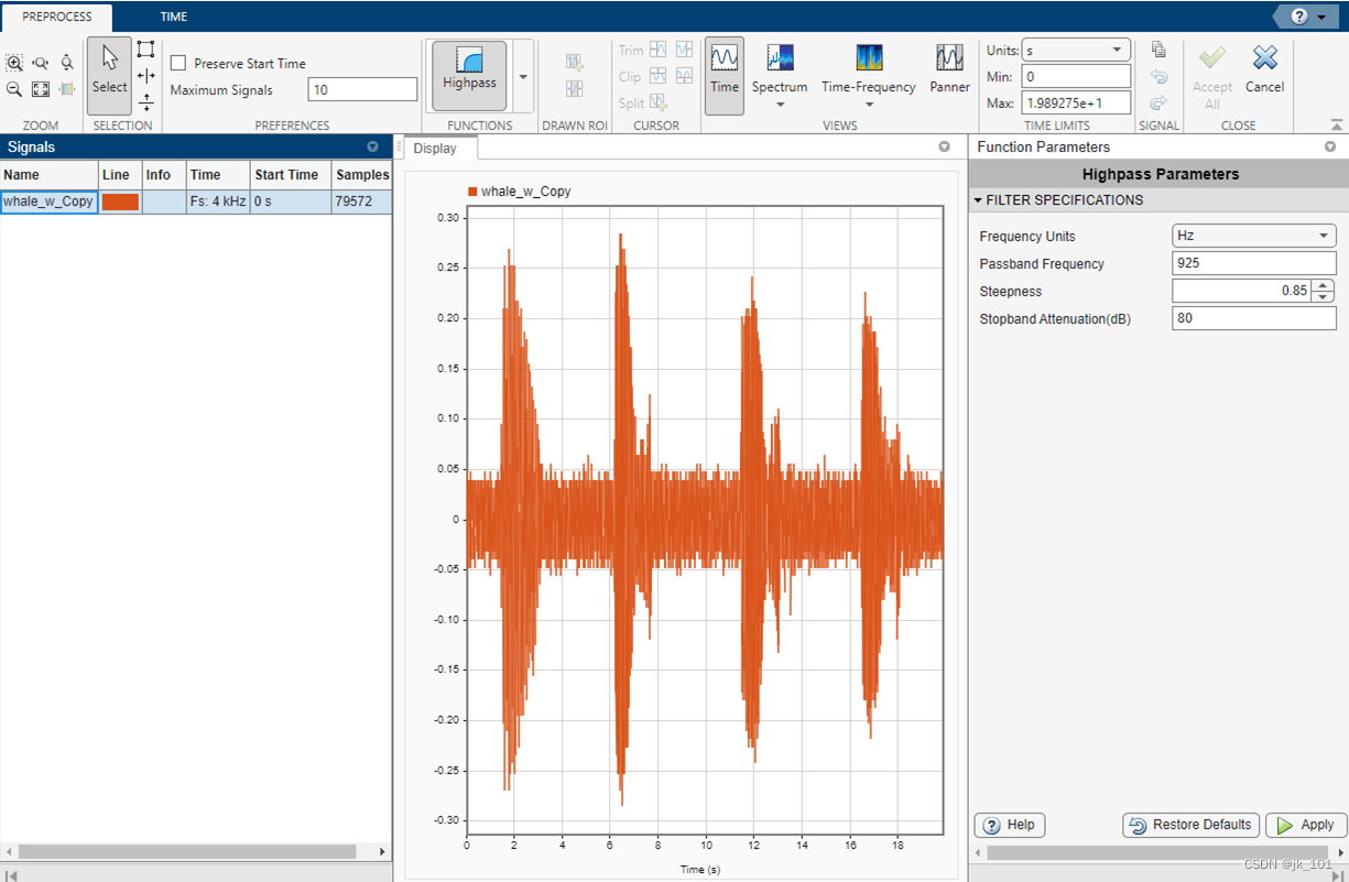 Signal Processing Toolbox 快速入门-CSDN博客