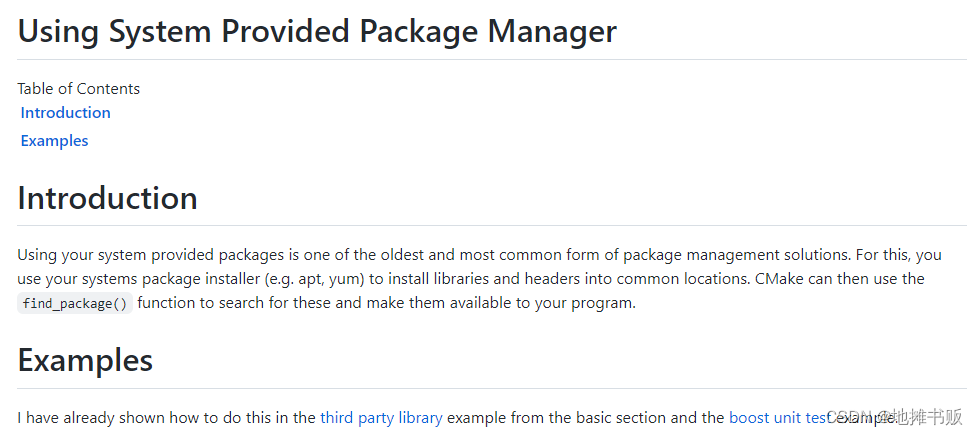 CMake 17 package管理_cmake的包管理-CSDN博客