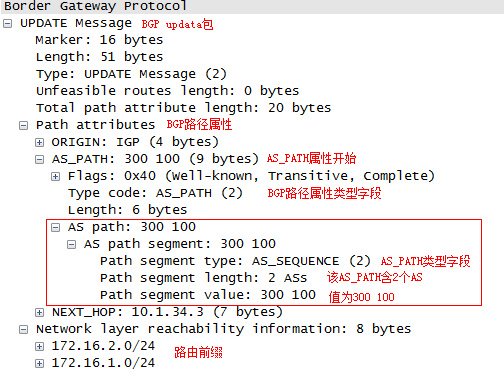 [转载]BGP路径属性之AS_PATH的四种类型浅析