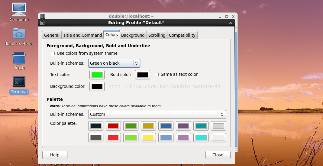 Linux Background Setup CentOs桌面与Terminal背景设置-CSDN博客