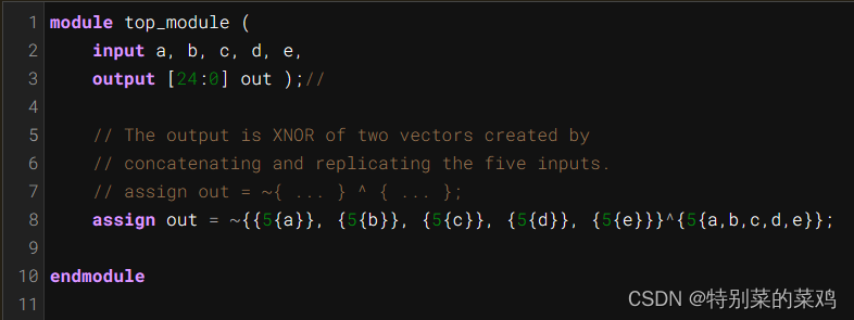 HDBits刷题1: Verilog Language