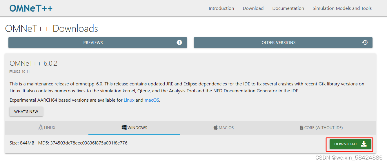 omnet++6.2.0和inet 4.5.2安装教程-CSDN博客
