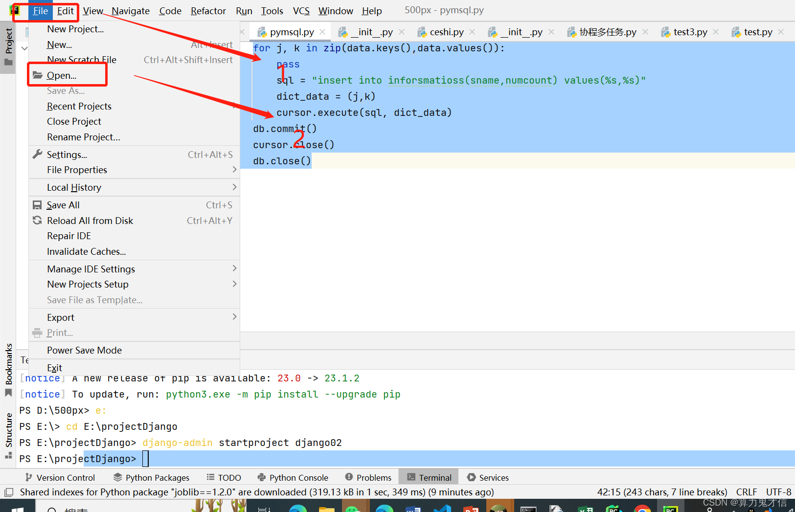 Pycharm 配置Django 框架（详解篇）_pycharm配置django环境-CSDN博客