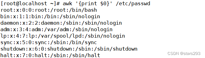 Linux awk编辑器及命令_awk '{print $1}-CSDN博客