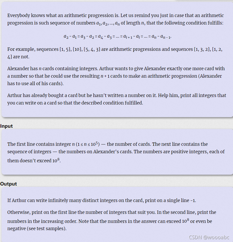 Arithmetic Progression_arithmetic progression c#-CSDN博客