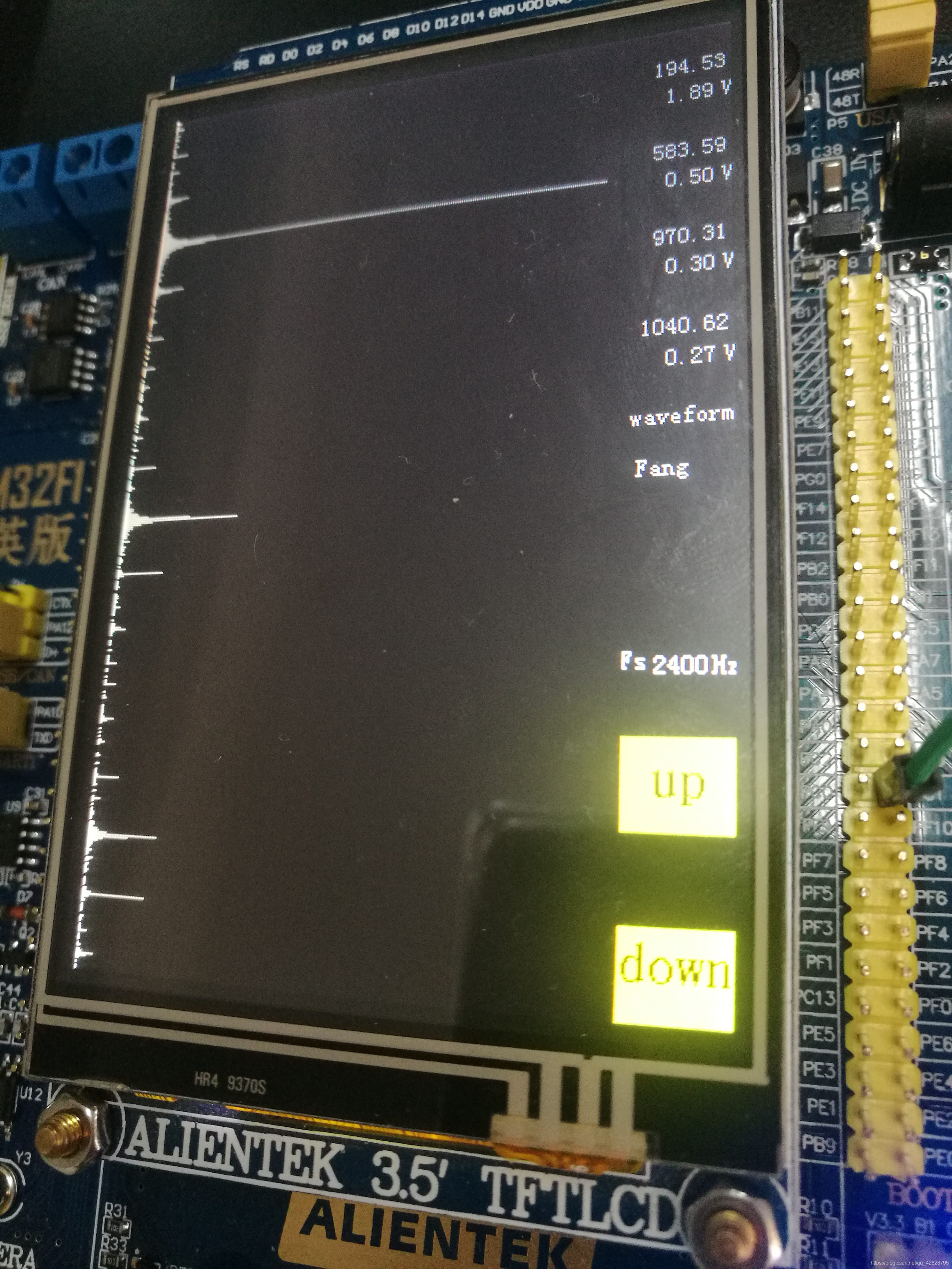 Fs=2400Hz方波