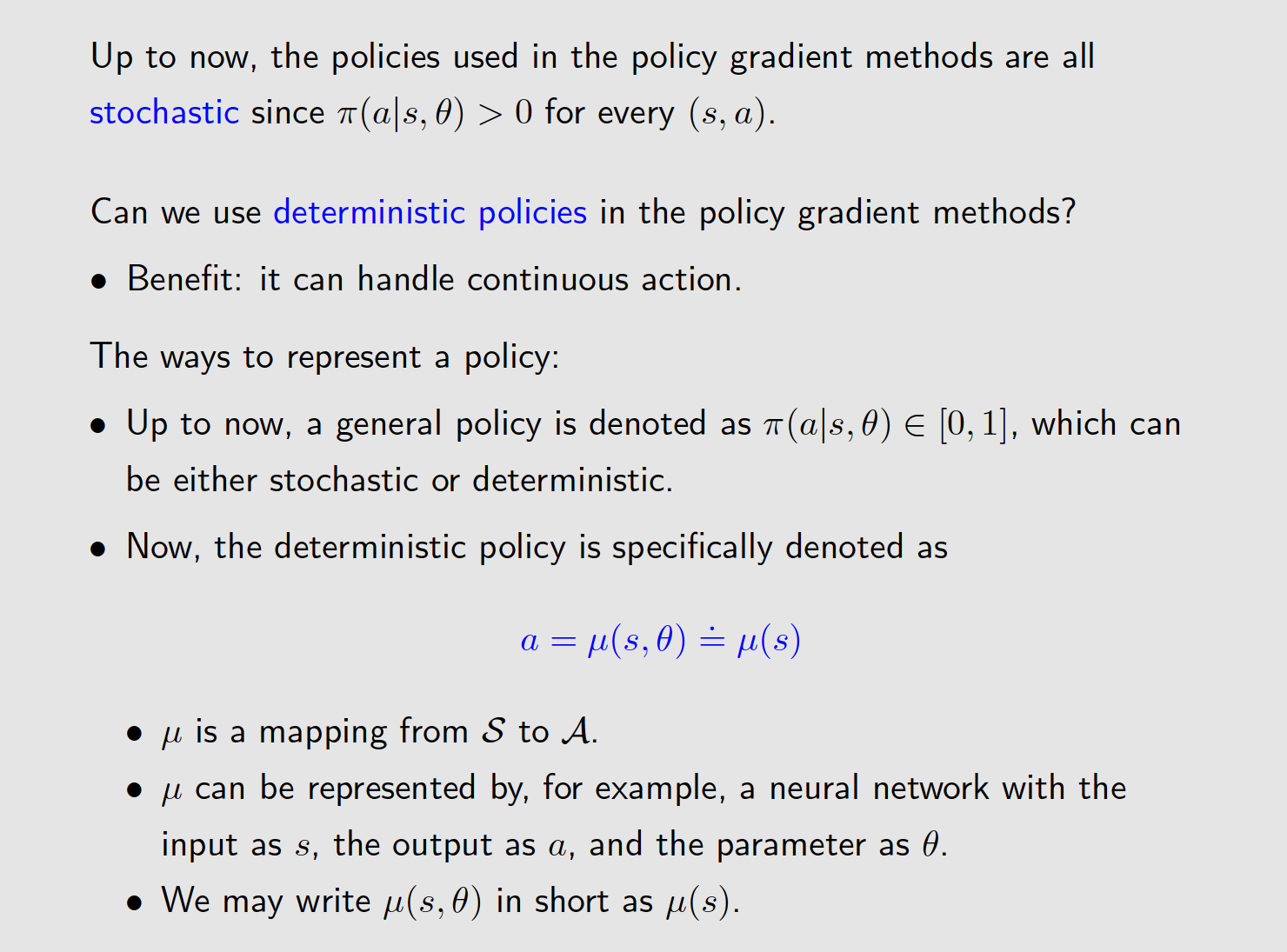 RL-赵-(十)-Actor-Critic03：DPG（Deterministic actor-critic）【Deterministic  Policy Gradient】_rlcontinuousdeterministicactor-CSDN博客