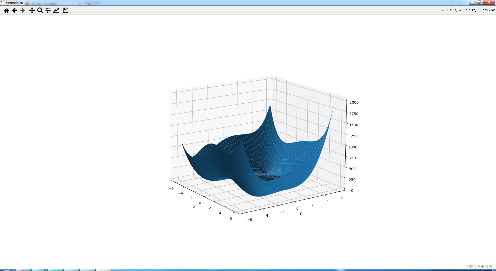 使用matplotlib绘制三维函数图像图_matplotlib 三维图-CSDN博客