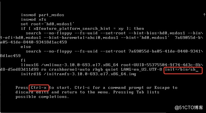 Linux 之 Centos7 重置root密码