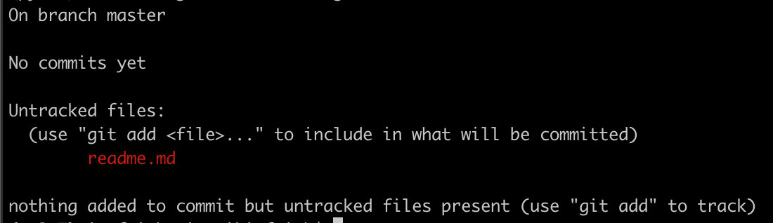 git status