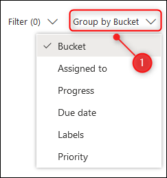 The "Group by Bucket" option.