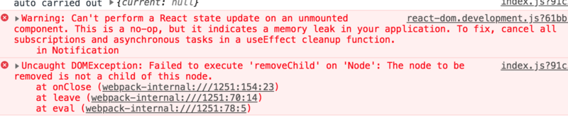 React v16.7 Hooks - What to Expect,Read the Motivation to learn why we’re introducing Hooks to React.Can't perform a React state update on an unmounted component.,Read the Motivation to learn why we’re introducing Hooks to React