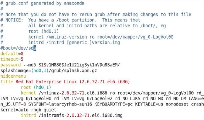 RHCE_RHEL6_复习总结 <wbr>1.破解root密码