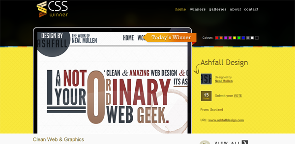 25 Best CSS Web Design Showcase Directories