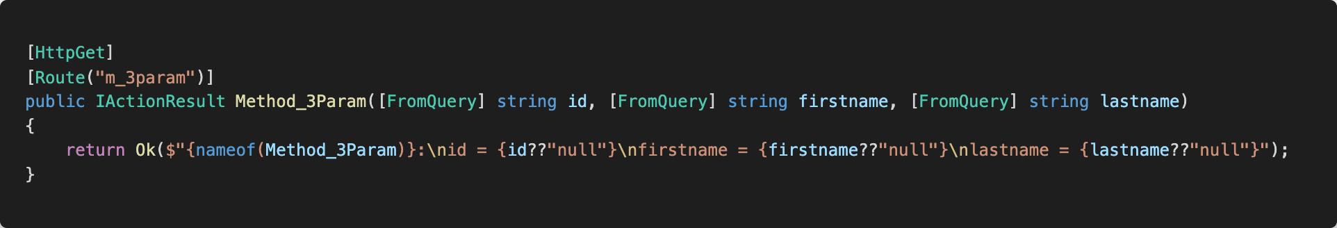 Method_3Param takes 3 parameters